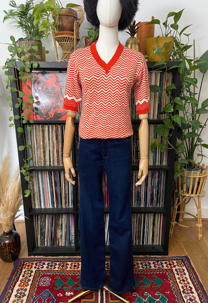 Vintage Levis 417 Orange Tab Bootcut Jeans W29
