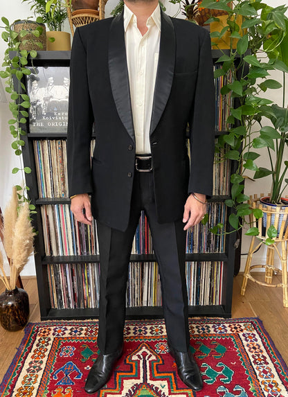 Vintage 1960s Alexandre Black Evening Jacket