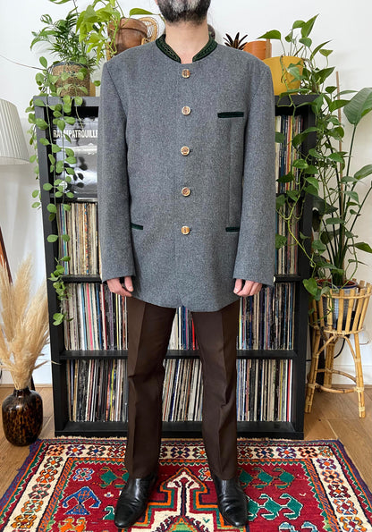 Vintage Grey Deadstock Tyrolean Jacket