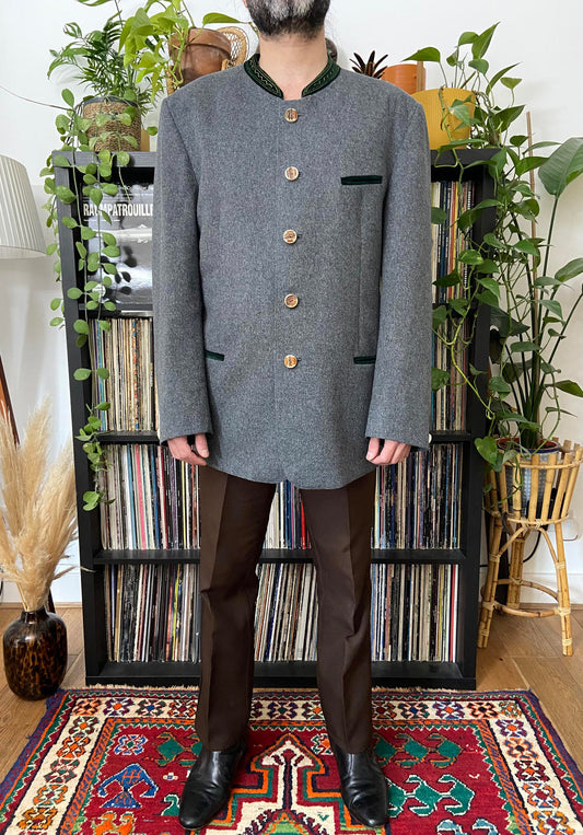 Vintage Grey Deadstock Tyrolean Jacket