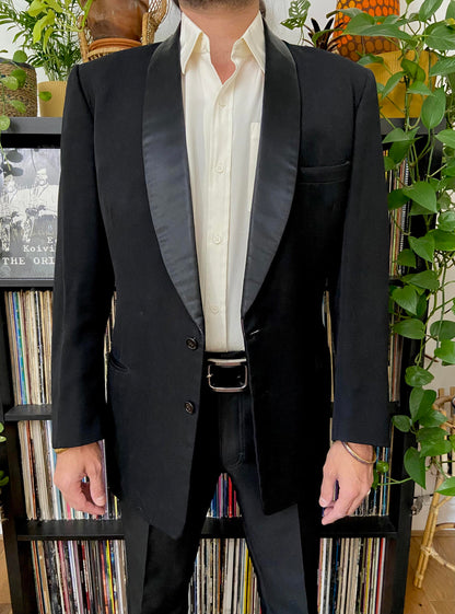 Vintage 1960s Alexandre Black Evening Jacket