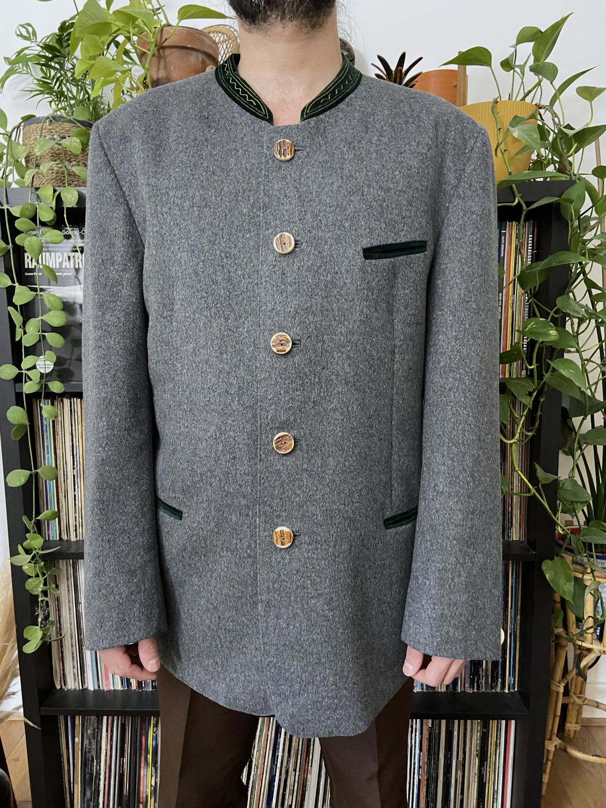 Vintage Grey Deadstock Tyrolean Jacket