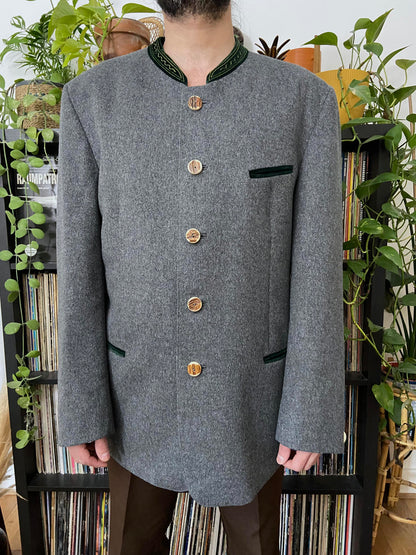Vintage Grey Deadstock Tyrolean Jacket
