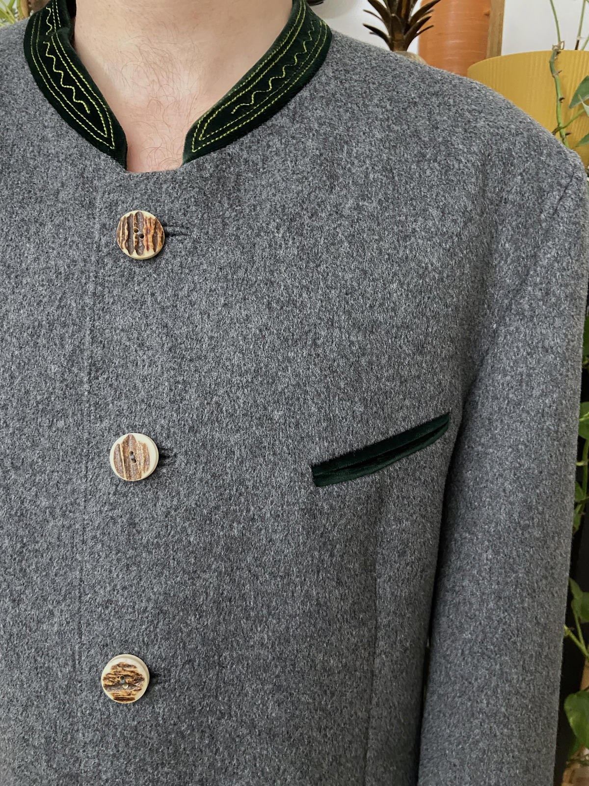 Vintage Grey Deadstock Tyrolean Jacket