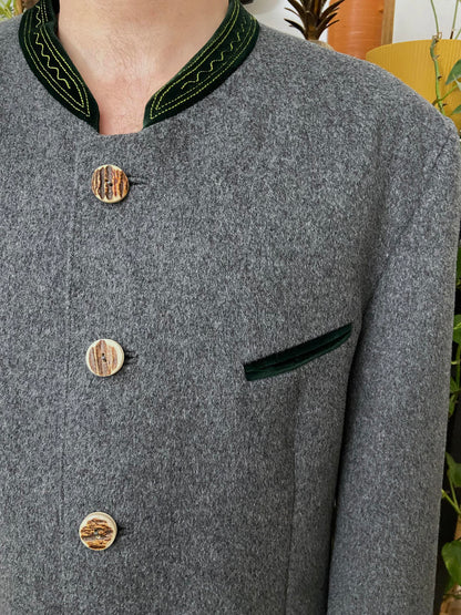 Vintage Grey Deadstock Tyrolean Jacket