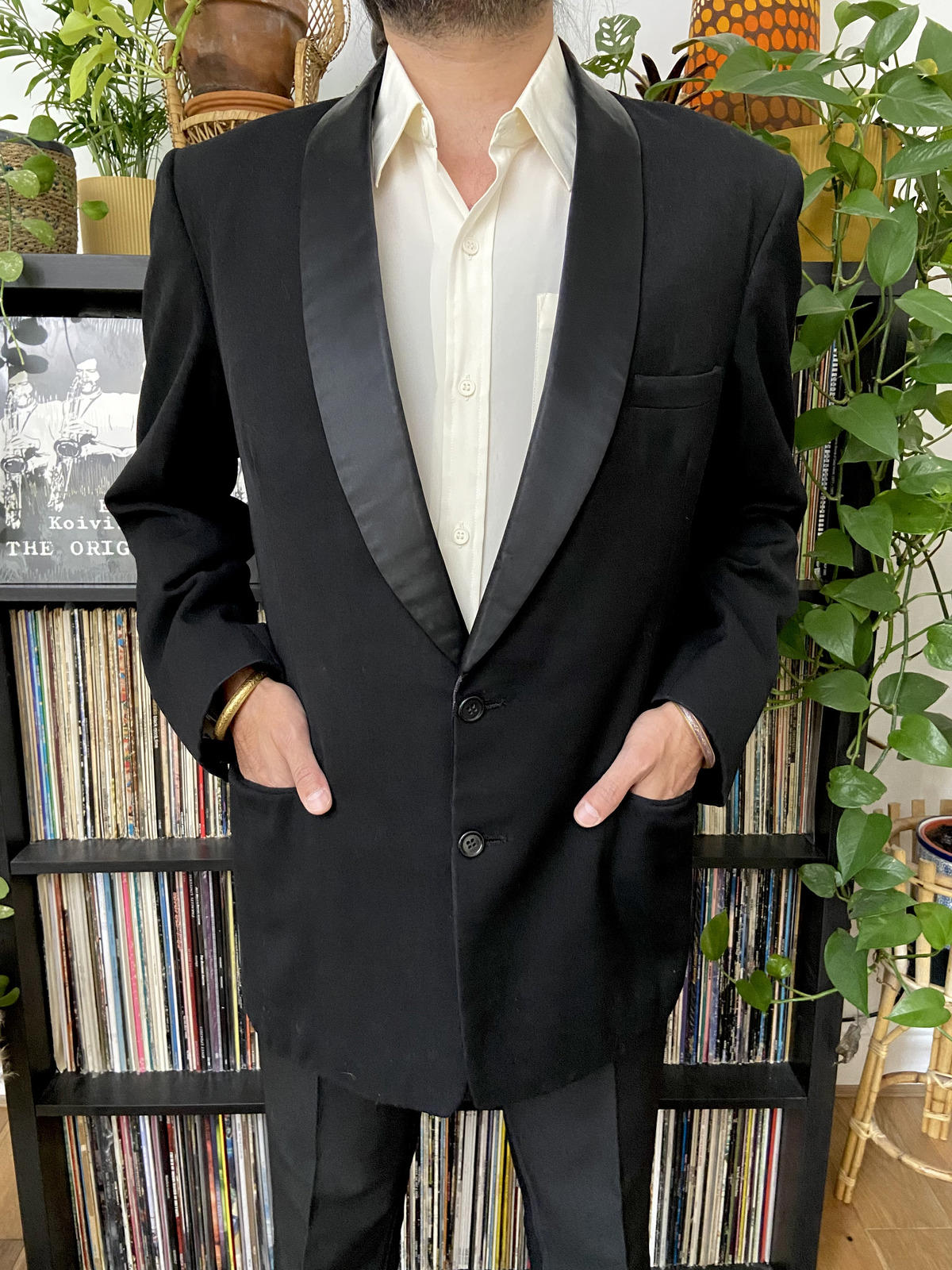 Vintage 1960s Alexandre Black Evening Jacket