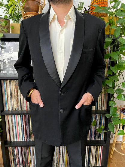 Vintage 1960s Alexandre Black Evening Jacket