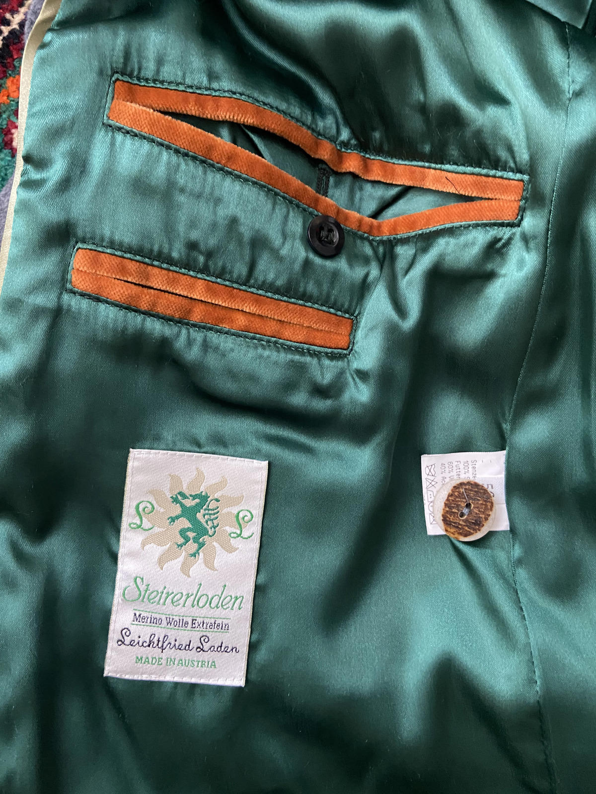 Vintage Grey Deadstock Tyrolean Jacket