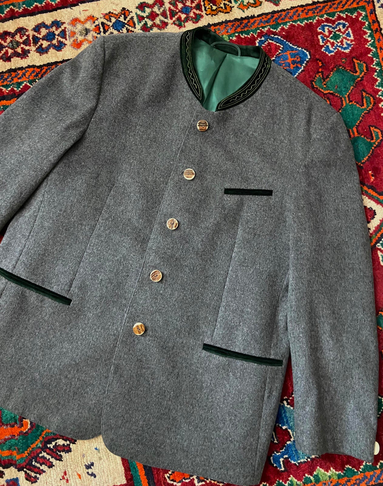 Vintage Grey Deadstock Tyrolean Jacket