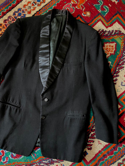 Vintage 1960s Alexandre Black Men's Formal Jacket