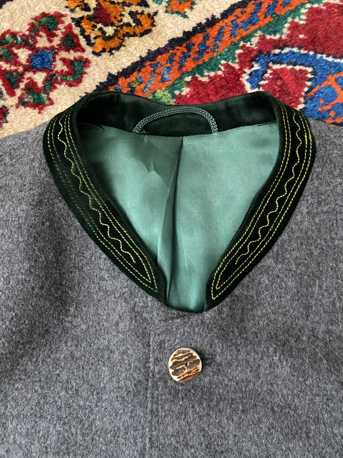 Vintage Grey Deadstock Tyrolean Jacket