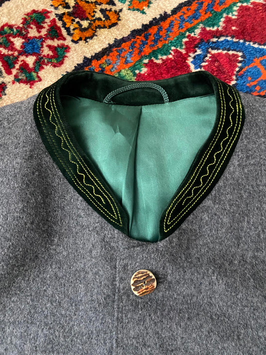 Vintage Grey Deadstock Tyrolean Jacket