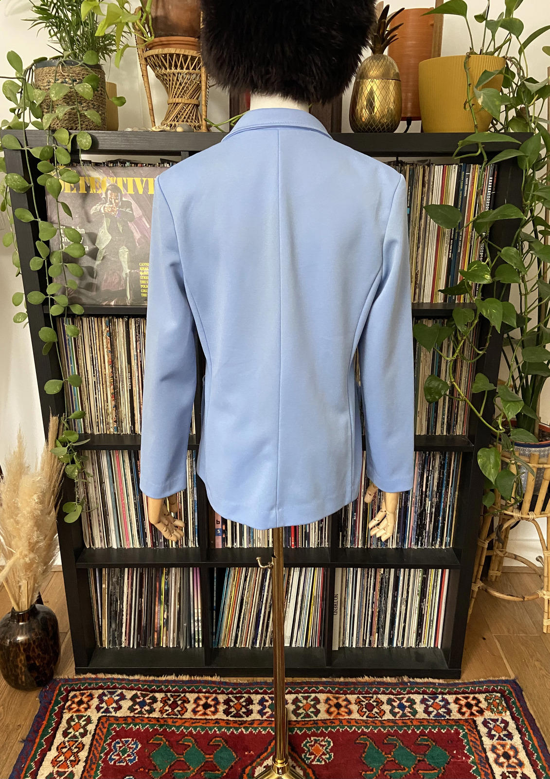 Vintage 1970s Pale Blue Blazer