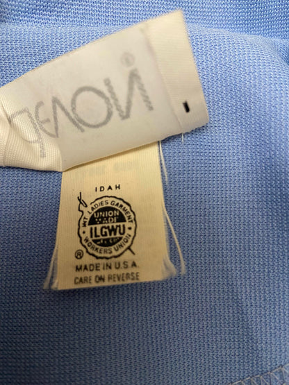 Vintage 1970s Pale Blue Blazer