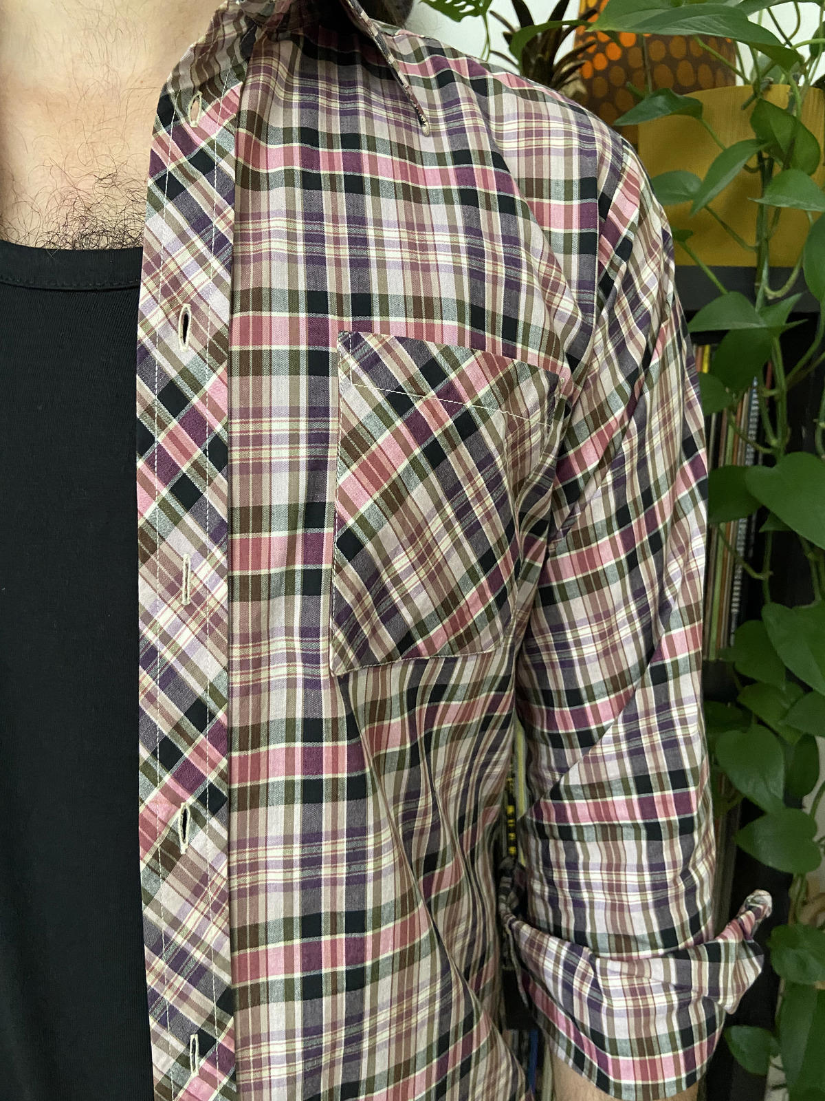 Vintage 1960s St Michael Checked Shirt