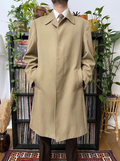 Vintage 1970s Beige Raincoat
