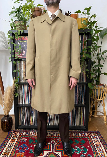 Vintage 1970s Beige Raincoat