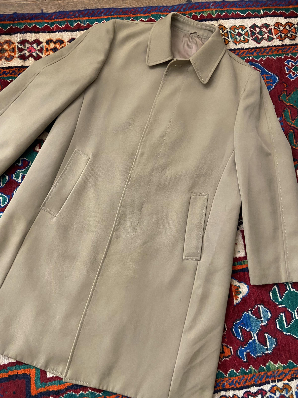 Vintage 1970s Beige Raincoat