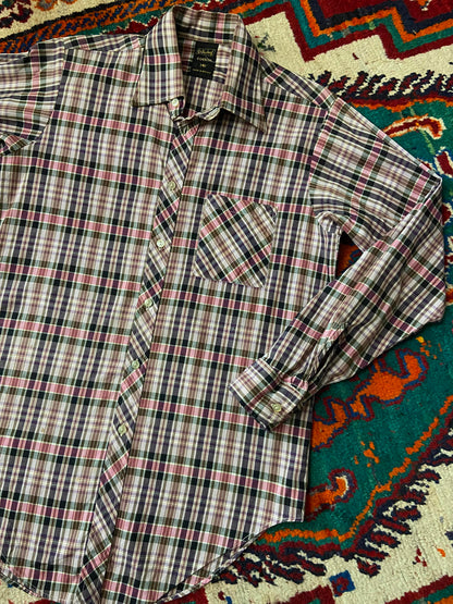 Vintage 1960s St Michael Checked Shirt