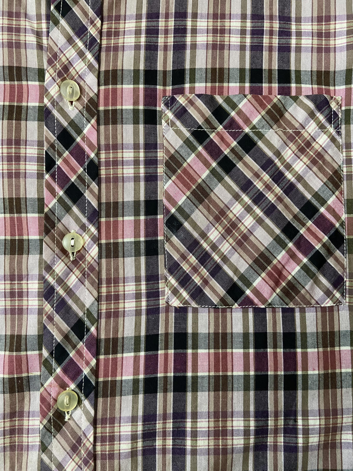 Vintage 1960s St Michael Checked Shirt