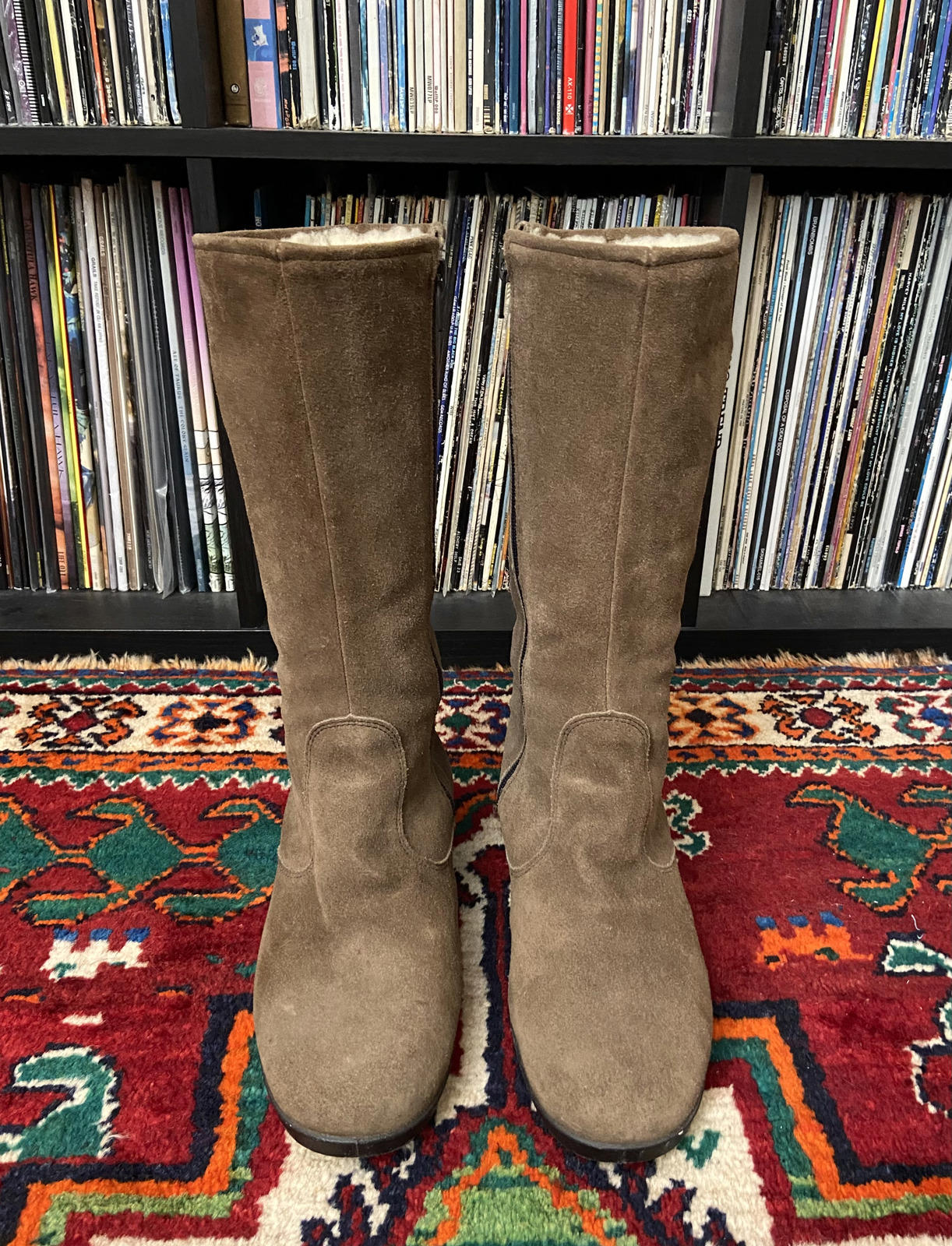 Vintage 1970s Morlands Suede Ankle Boots UK 7