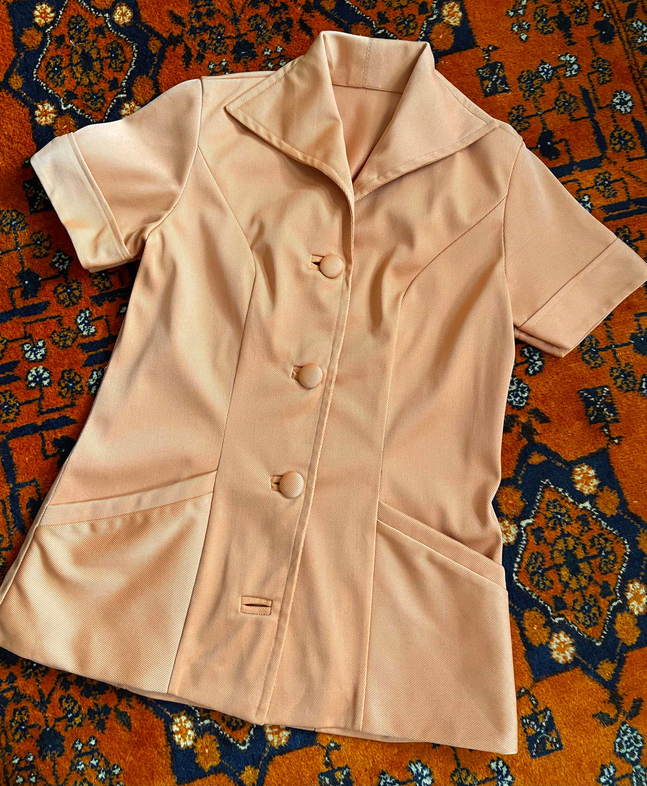 Vintage 1970s Structured Shirt Jacket