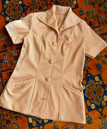 Vintage 1970s Structured Shirt Jacket