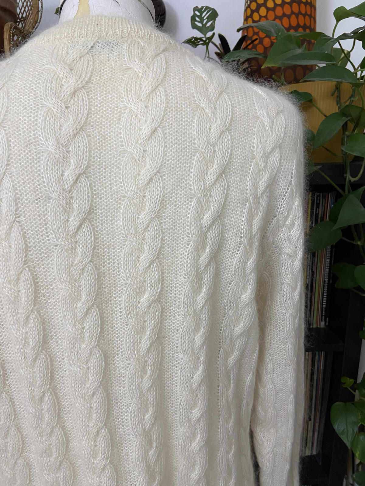 Vintage Italian Cable Knit Mini Dress