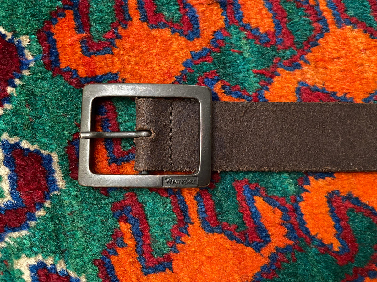 Vintage Brown Wrangler Belt