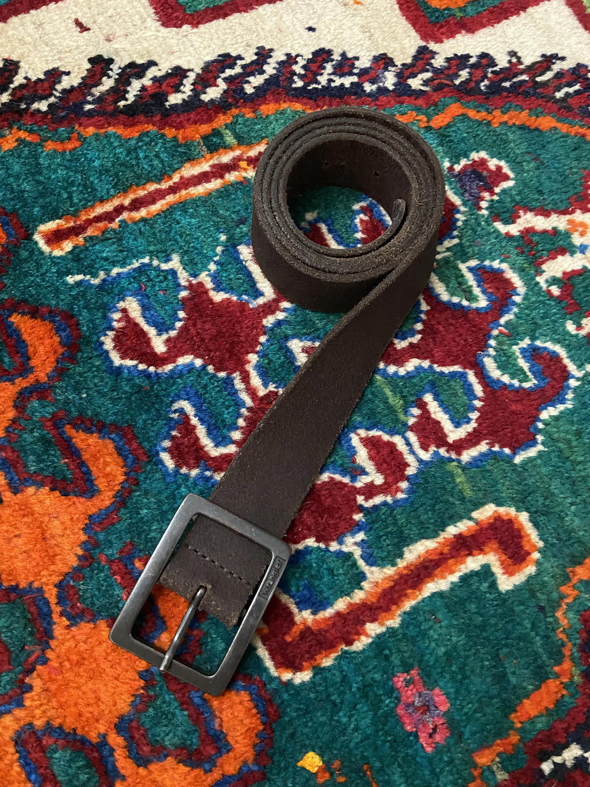 Vintage Brown Wrangler Belt