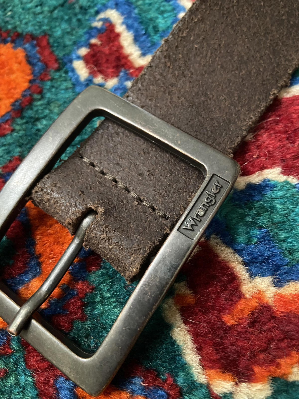 Vintage Brown Wrangler Belt