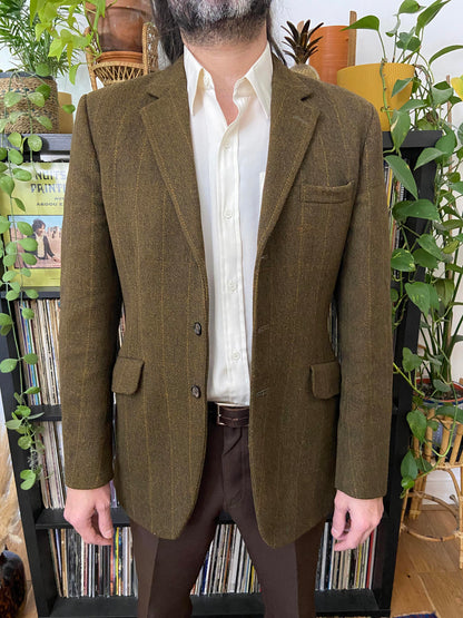 Vintage 1970s Berwin & Berwin Tweed Blazer Jacket