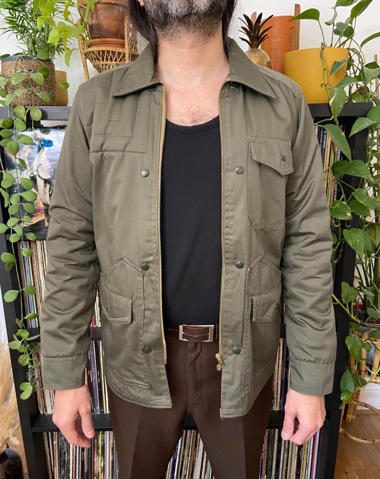 Vintage 1980s Thermic Bag Field Jacket With Removable Lining