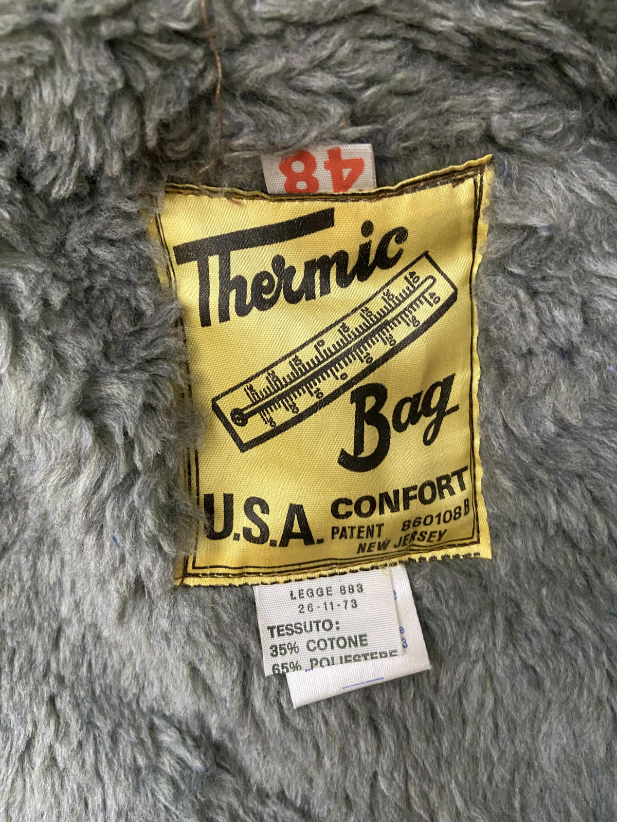Vintage 1980s Thermic Bag Field Jacket With Removable Lining