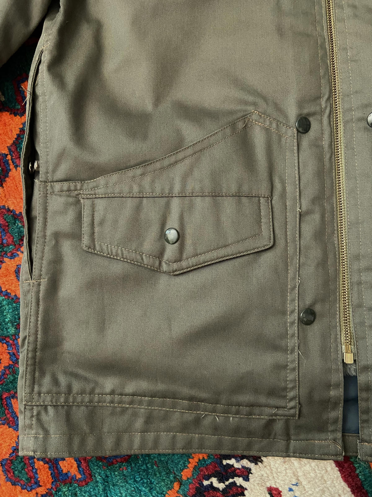 Vintage 1980s Thermic Bag Field Jacket With Removable Lining