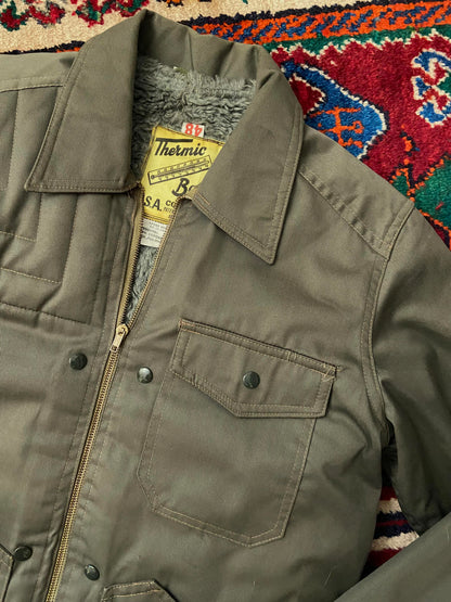 Vintage 1980s Thermic Bag Field Jacket With Removable Lining
