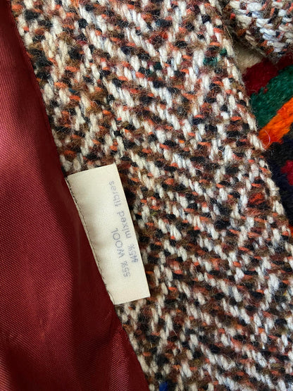 Vintage 1970s Tweed Penny Lane Coat