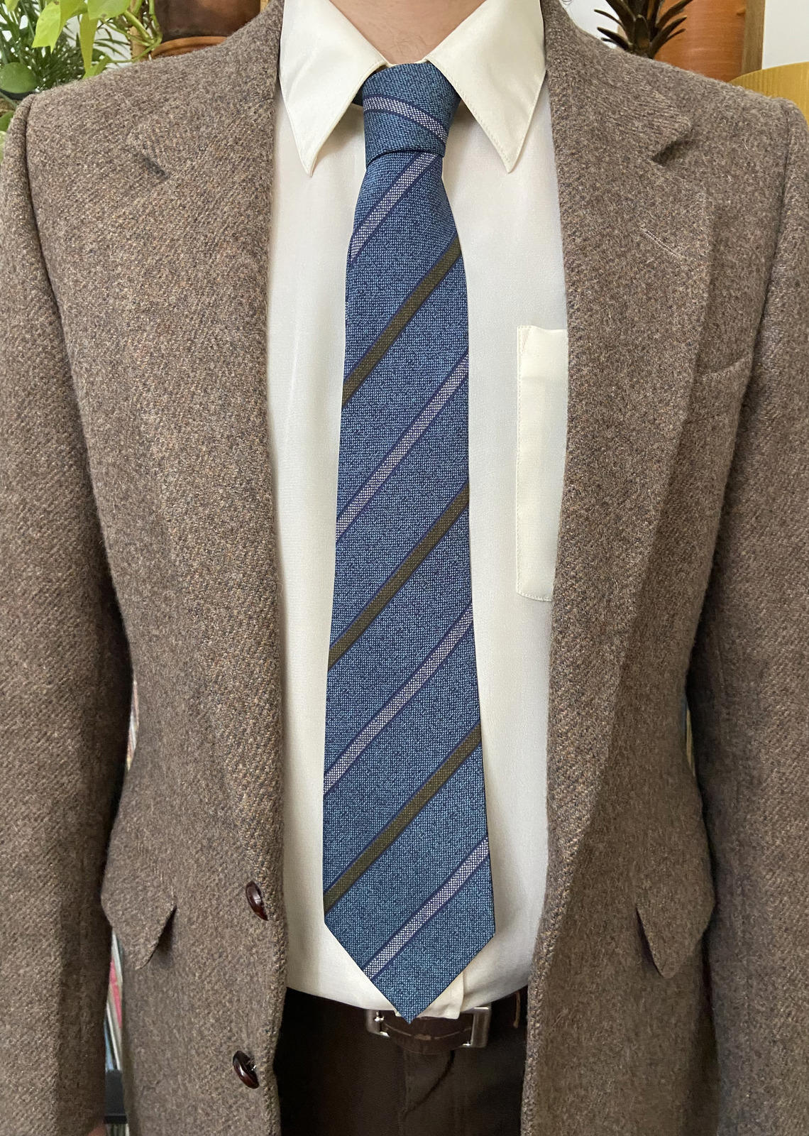 Vintage Teal Givenchy Silk Tie