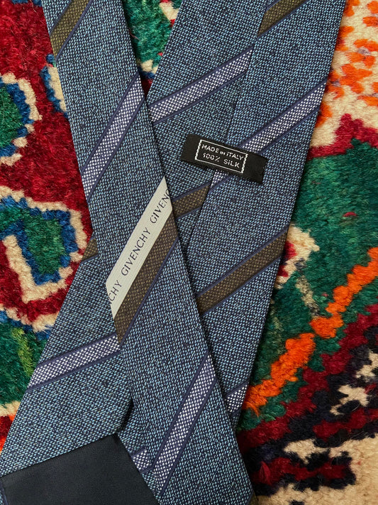 Vintage Teal Givenchy Silk Tie