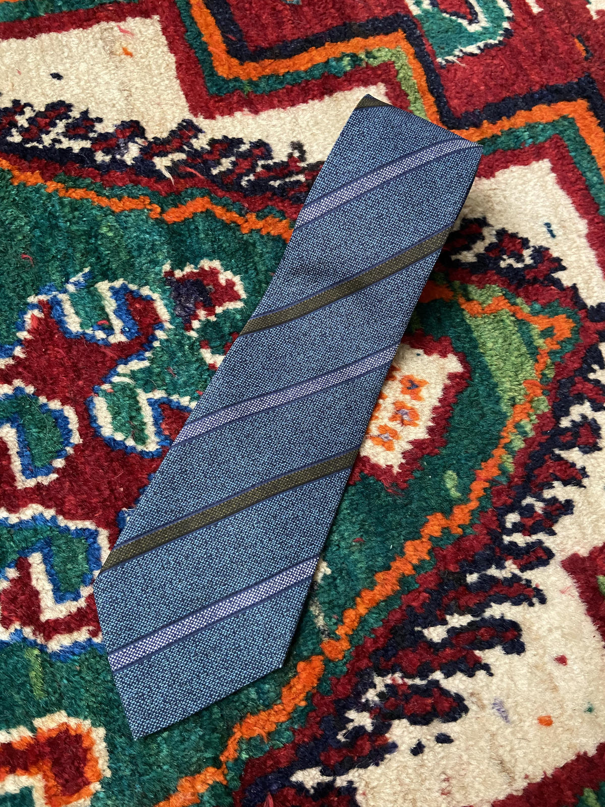 Vintage Teal Givenchy Silk Tie