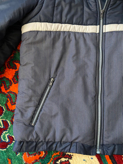 Vintage 1980s Quilted Jacket With Removable Arms