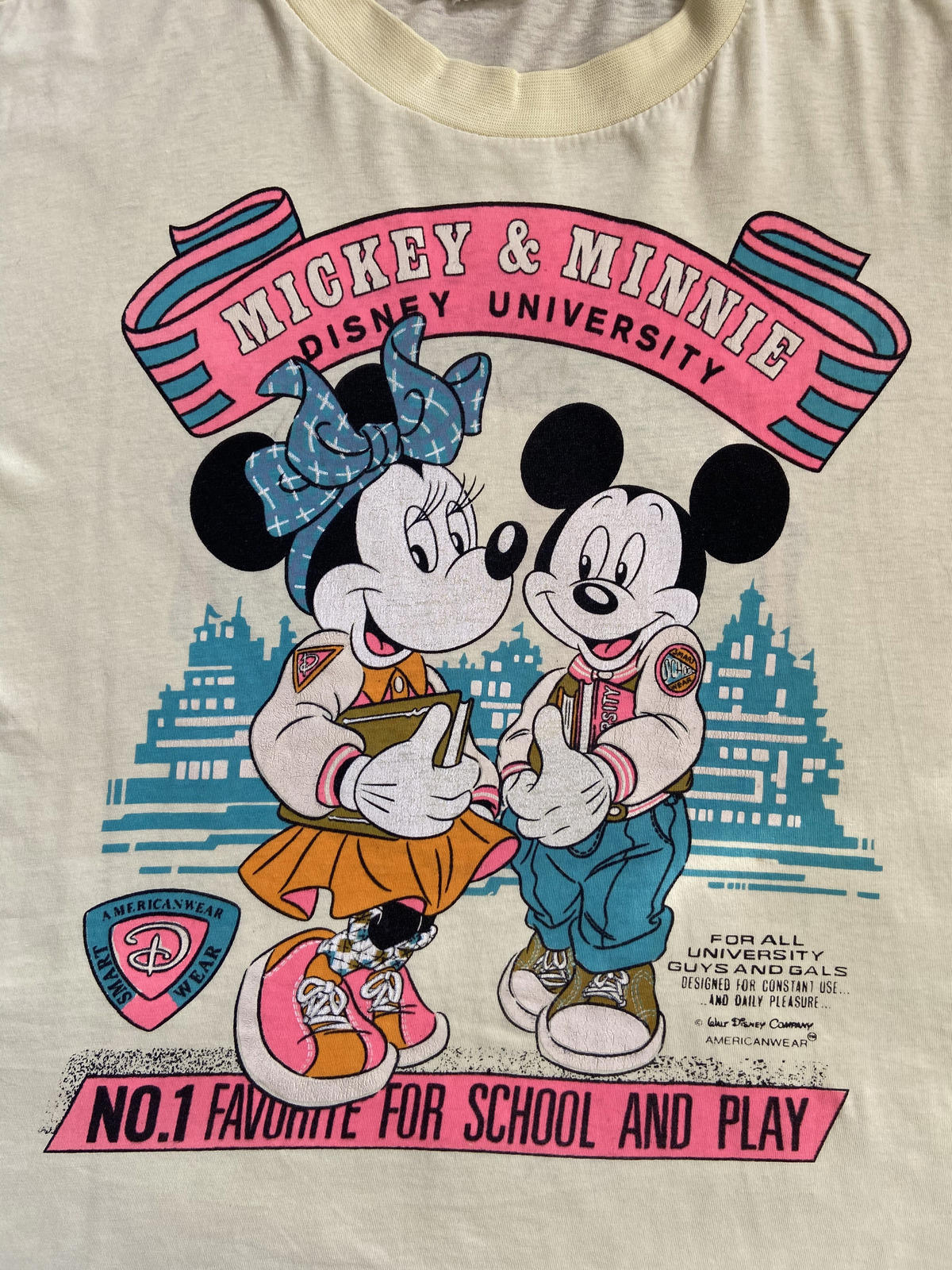 Vintage 1980s Mickey & Minnie Mouse T-Shirt