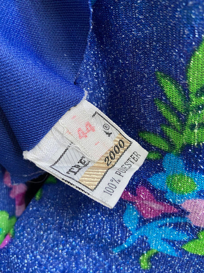 Vintage 1970s Blue Glitter Dress