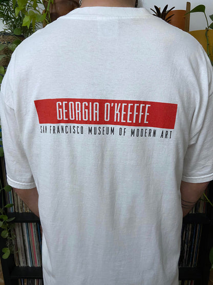 Rare Vintage 1993 Georgia O'Keeffe SFMOMA T-Shirt