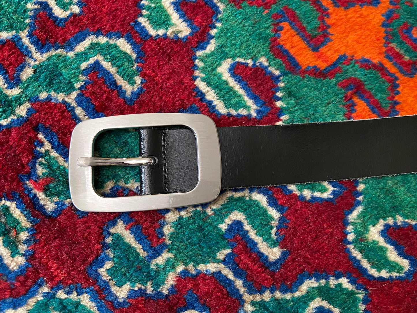 Vintage 90s Brushed Metal C&A Belt