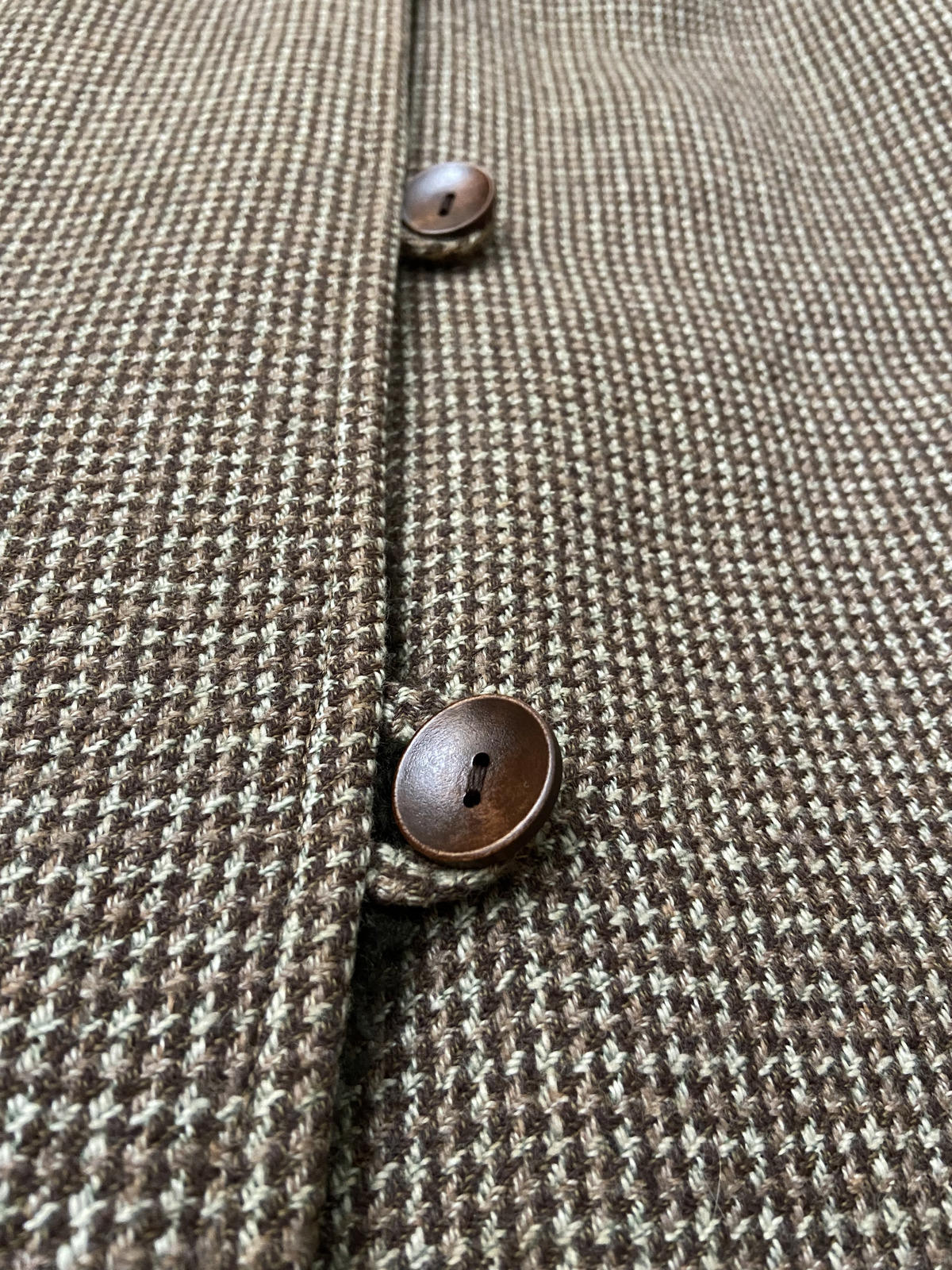 Vintage 1970s Brown Hooded Coat