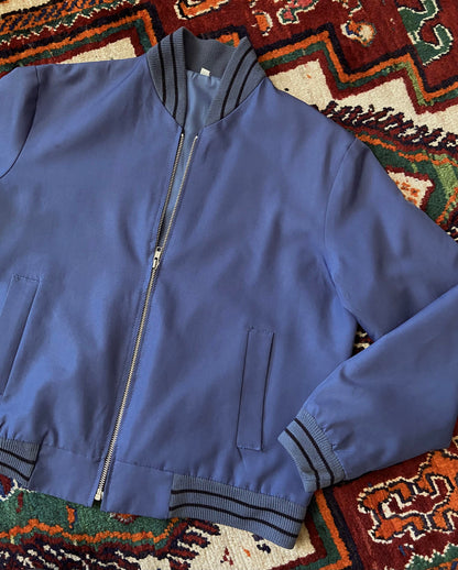 Vintage 1980s Blue Bomber Sports Jacket
