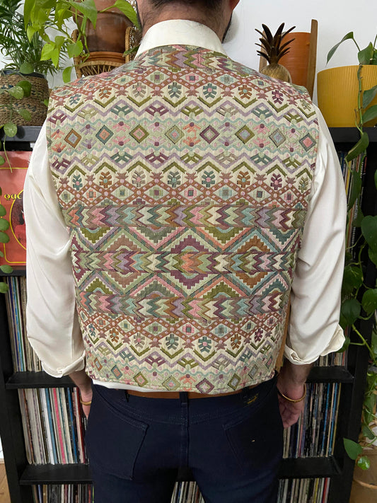 Vintage Mexican Suede Waistcoat