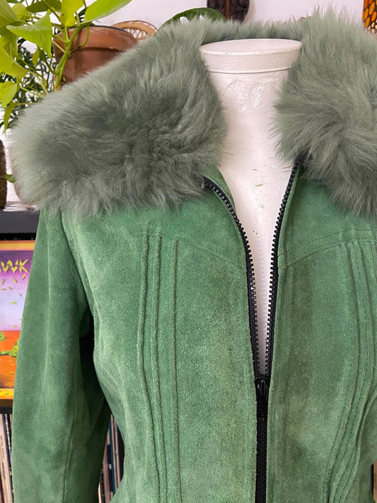 Vintage 1970s Green Penny Lane Jacket