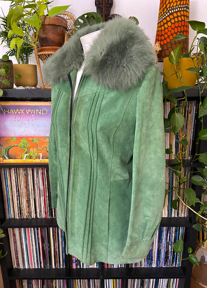 Vintage 1970s Green Penny Lane Jacket